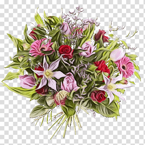 Floral design, Watercolor, Paint, Wet Ink, Cut Flowers, Flower Bouquet, Lily Of The Incas transparent background PNG clipart