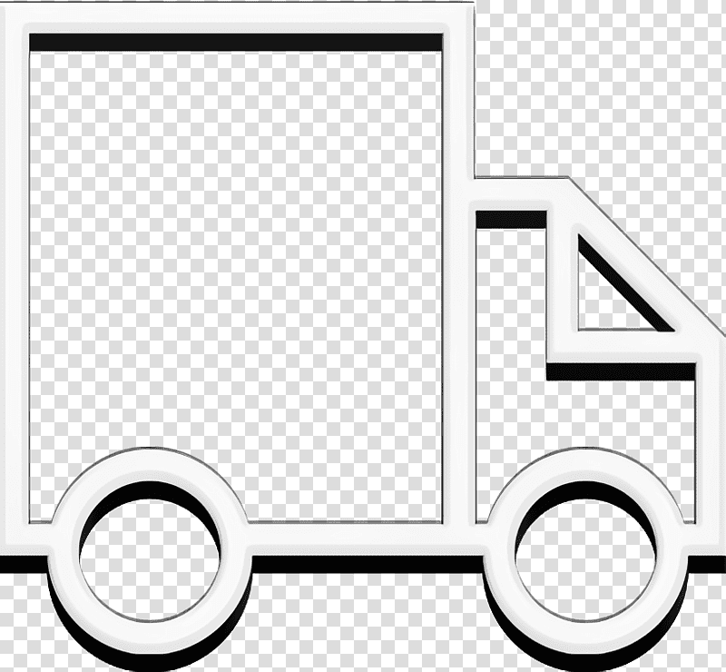 Truck icon Global Logistics icon, Line Art, Meter, Symbol, Mathematics, Geometry transparent background PNG clipart