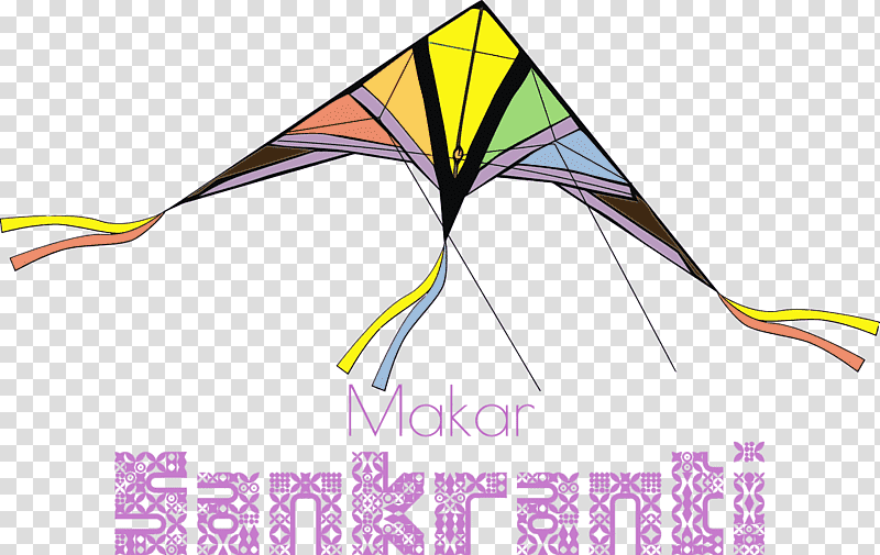 cartoon kite line meter, Makar Sankranti, Magha, Bhogi, Happy Makar Sankranti, Watercolor, Paint transparent background PNG clipart