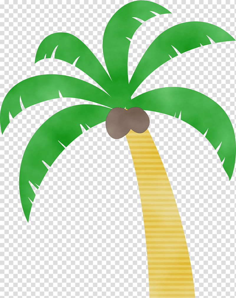 Palm trees, Beach, Cartoon Tree, Watercolor, Paint, Wet Ink, Sea Side Beer Garden Palms, Plants transparent background PNG clipart