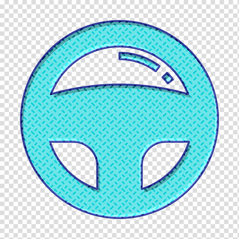 Car icon Automotive Spare Part icon Steering wheel icon, Turquoise, Line, Meter transparent background PNG clipart