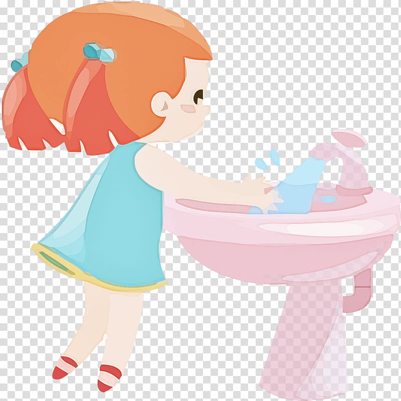 cartoon bathing potty training child play, Cartoon transparent background PNG clipart