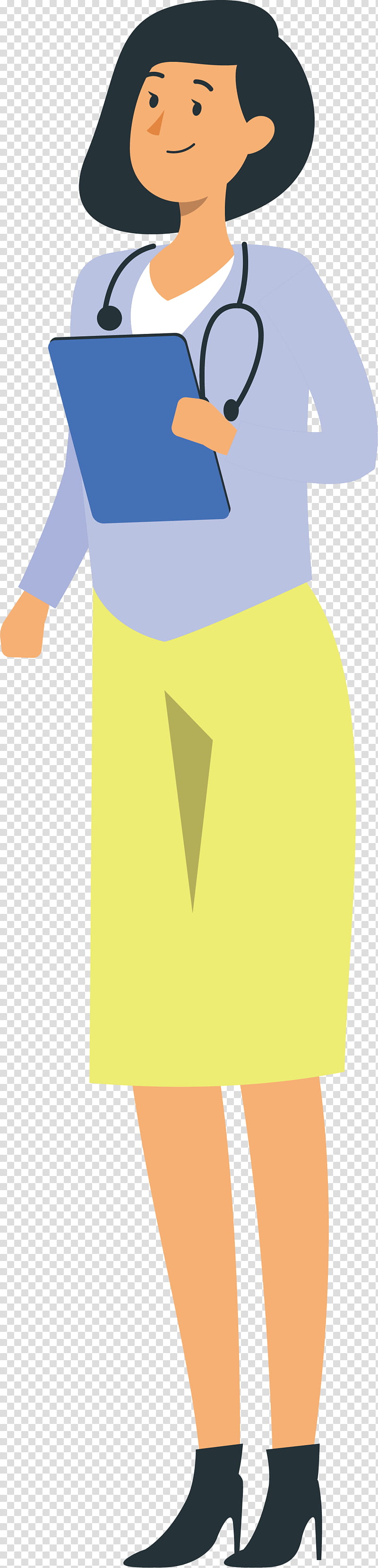 headgear human cartoon yellow, Doctor, Cartoon Doctor, Im The Man, Uniform transparent background PNG clipart