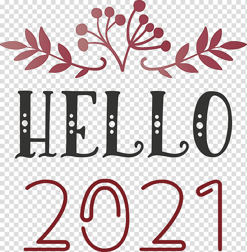 Hello 2021 Year 2021 New Year Year 2021 is coming, Logo, Text, Watercolor Painting, Calligraphy, Printmaking transparent background PNG clipart