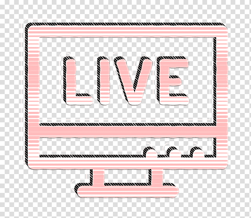 News icon Live icon Live streaming icon, Line, Meter, Number, Geometry, Mathematics transparent background PNG clipart