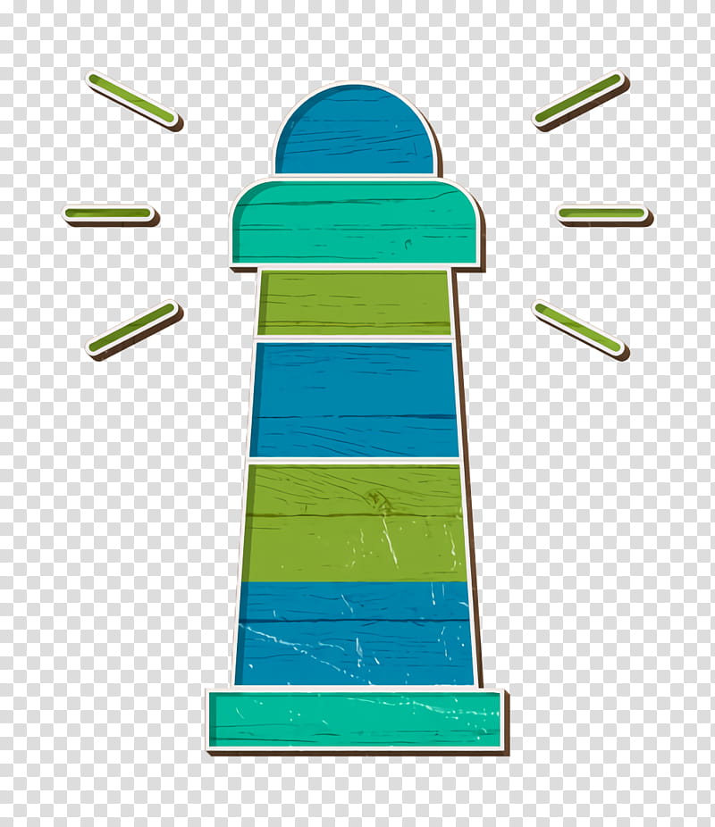Lighthouse icon Pirates icon Sea icon, Green, Turquoise, Ladder, Rectangle transparent background PNG clipart