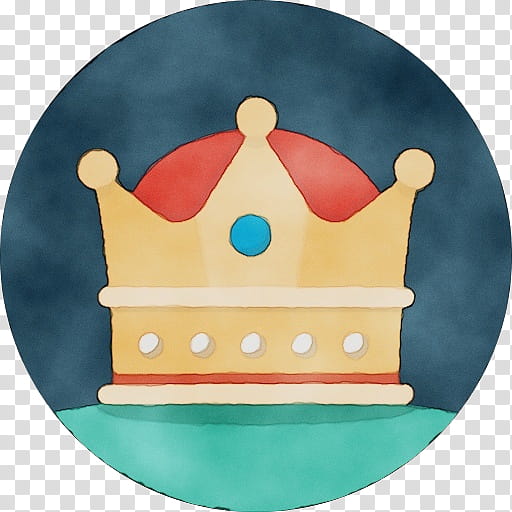 Crown, Watercolor, Paint, Wet Ink, Plate, Dishware, Tableware, Cake transparent background PNG clipart