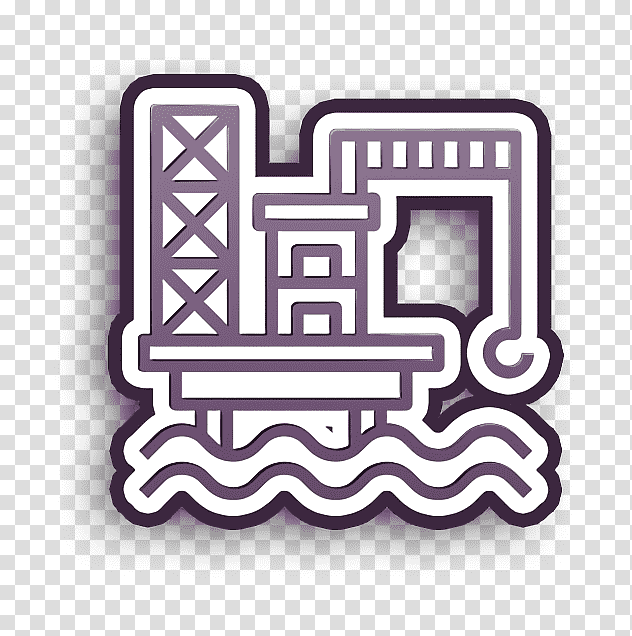 Oil icon Pollution icon Oil platform icon, Engineer, Engineering, Logistics, Technique, Industrial Design, Industry transparent background PNG clipart