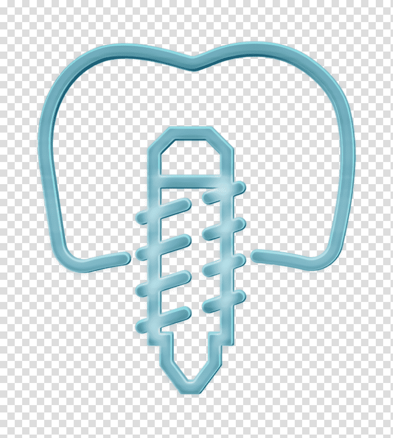 Dental icon Implants icon Medical Set icon, Dentistry, Crown, Dental Implant, Tooth, Dental Extraction, Premolar transparent background PNG clipart