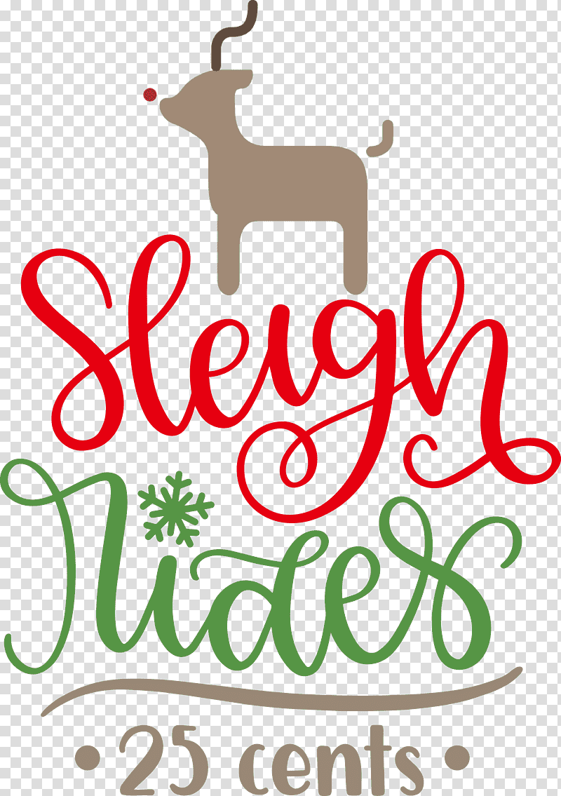 Sleigh Rides Deer reindeer, Christmas , Logo, Meter, Line, Mtree, Mathematics transparent background PNG clipart