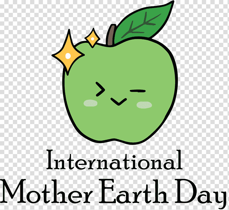 International Mother Earth Day Earth Day, Cartoon, Leaf, Green, Tree, Happiness, Line transparent background PNG clipart