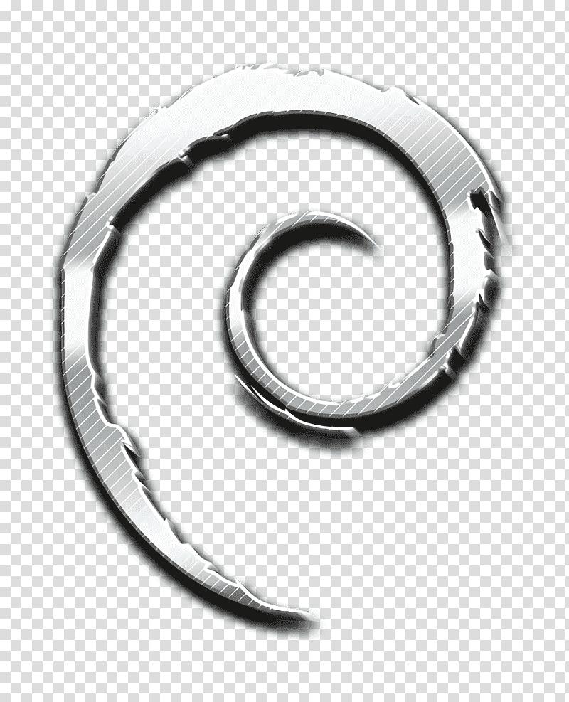 debian icon online icon share icon, Social Icon, Body Jewellery, Meter, Body Jewelry, Metal, Silver transparent background PNG clipart