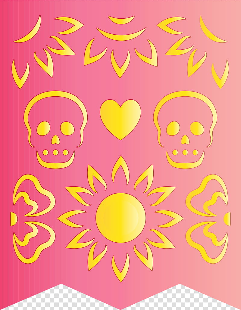 Floral design, Mexican Bunting, Watercolor, Paint, Wet Ink, Visual Arts, Yellow, Petal transparent background PNG clipart