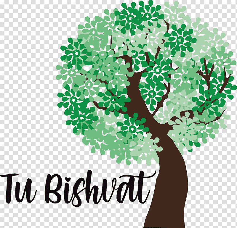 Tu BiShvat Jewish, Tree, Poster, Cartoon, Loquat, Leaf, Painting transparent background PNG clipart