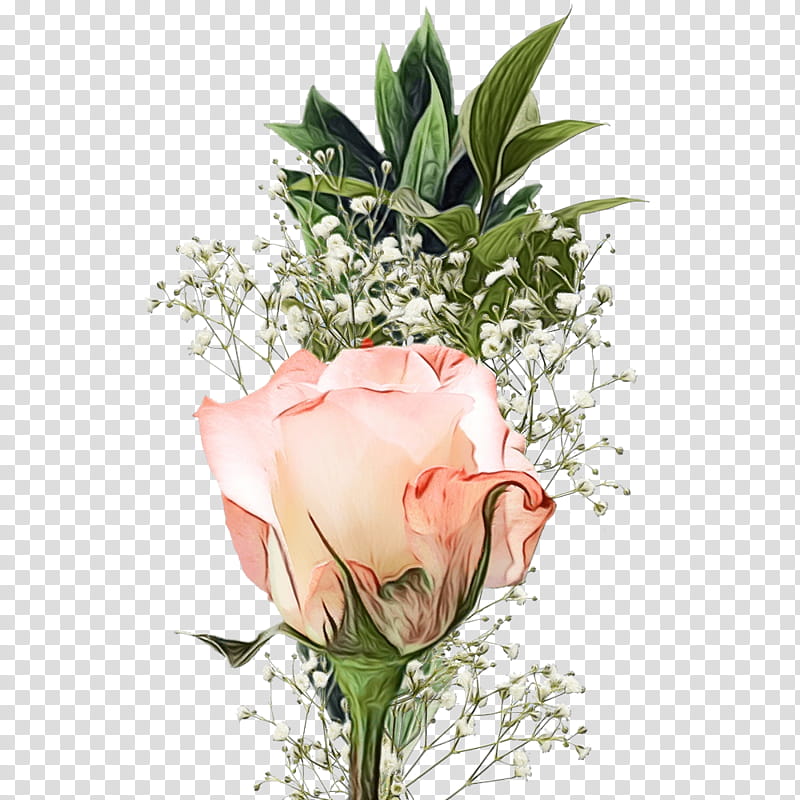 Flower bouquet, Watercolor, Paint, Wet Ink, Rose, Cut Flowers, Garden Roses, Laceleaf transparent background PNG clipart