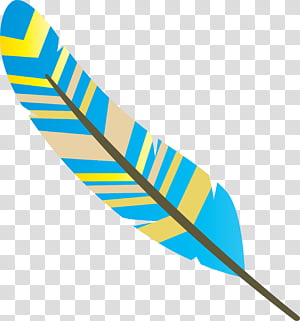 Feather, Cartoon Feather, Watercolor Feather, Vintage Feather, Shift Knob, Gear Stick, Yellow, Line transparent background PNG clipart thumbnail