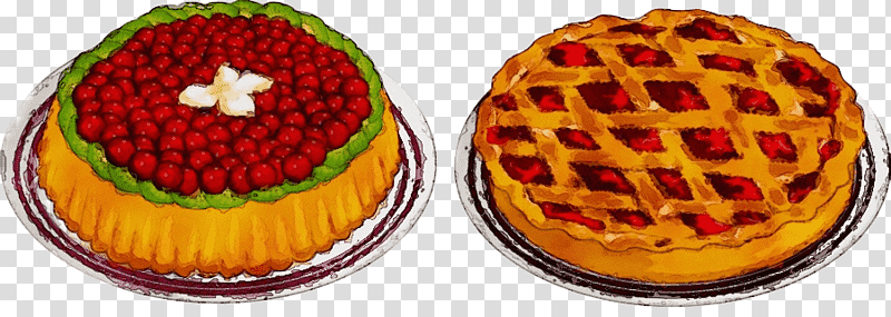 torte cake pie fruit cuisine, Watercolor, Paint, Wet Ink, Blini, Honey, Animation transparent background PNG clipart