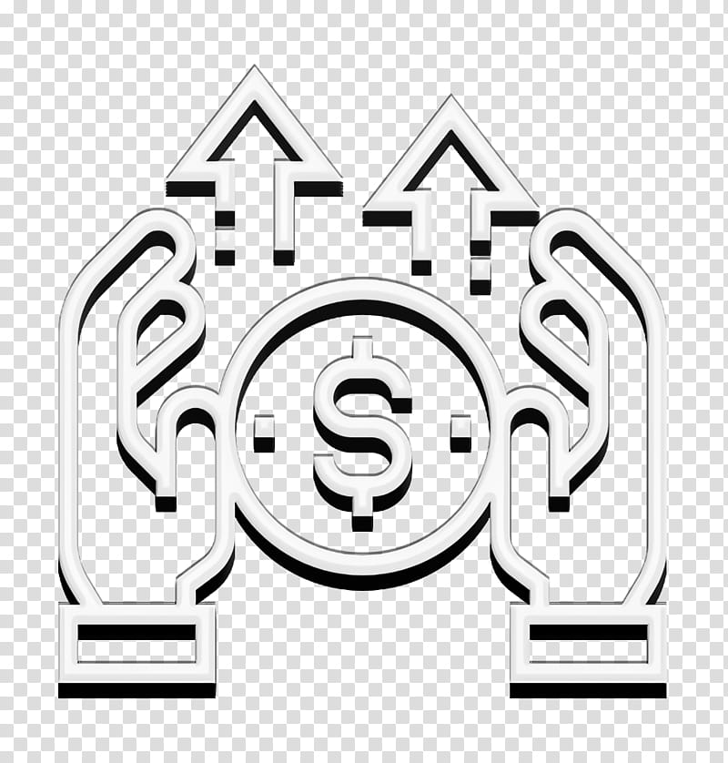 Financial Technology icon Personal wealth icon Money saving icon, Logo, Organization, Angle, Line, Meter, Number, Area transparent background PNG clipart