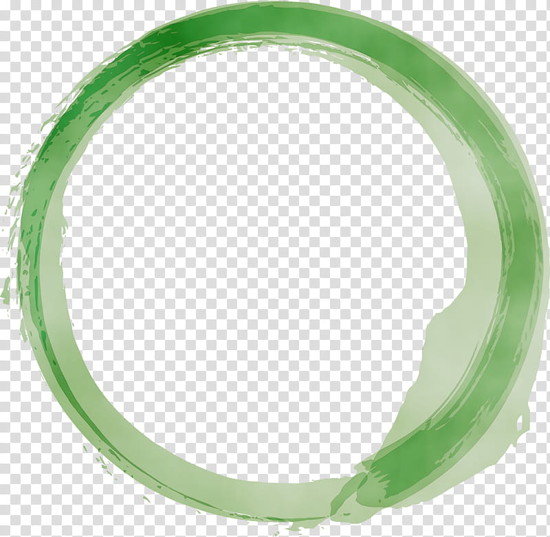 green jade circle, BRUSH FRAME, Watercolor Frame, Paint, Wet Ink transparent background PNG clipart