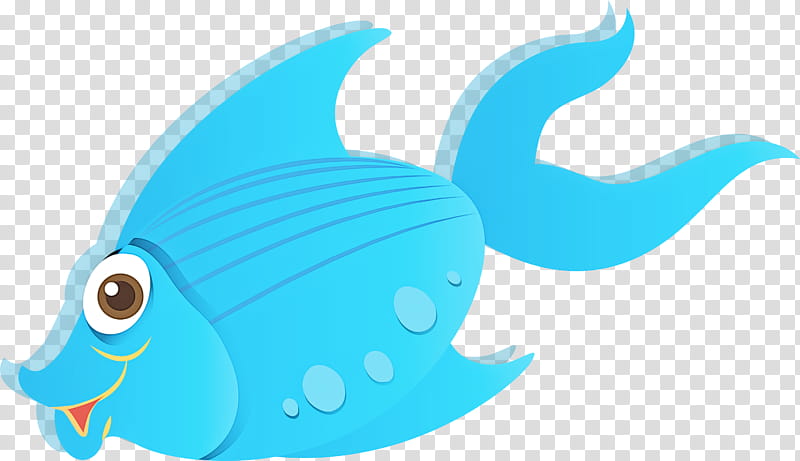 fish fish aqua cartoon turquoise, Fin, Tail, Animal Figure, Blue Whale transparent background PNG clipart