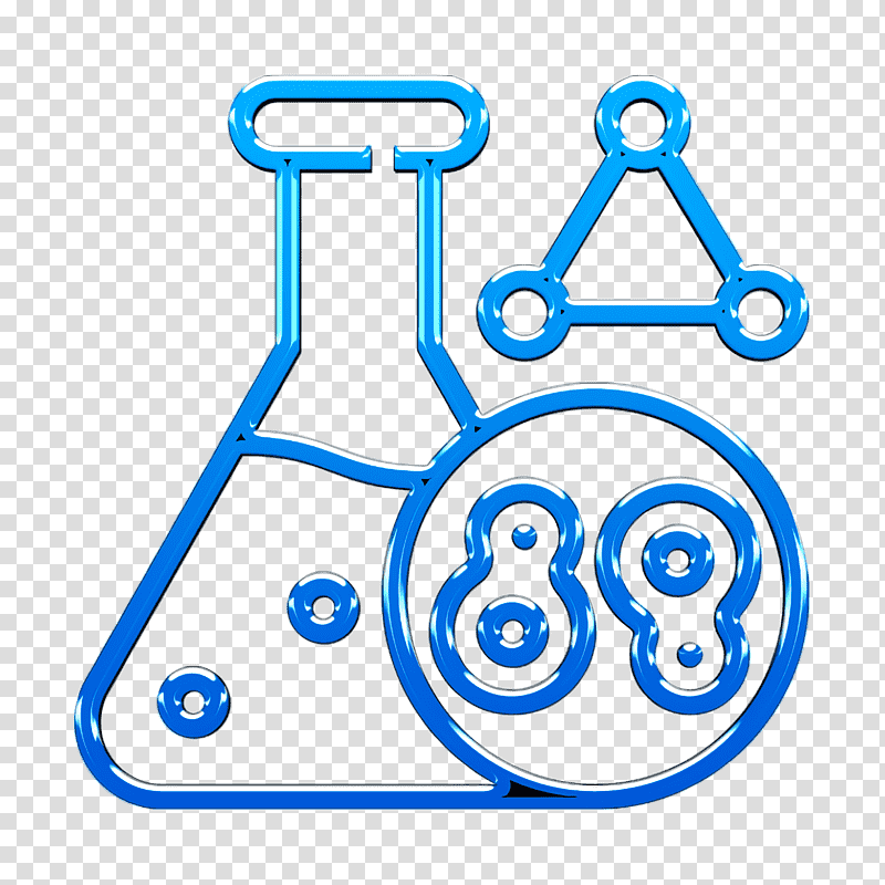 Bacteria icon Biochemistry icon Cell division icon, Symbol, Chemical Symbol, Car, Line, Meter, Geometry transparent background PNG clipart