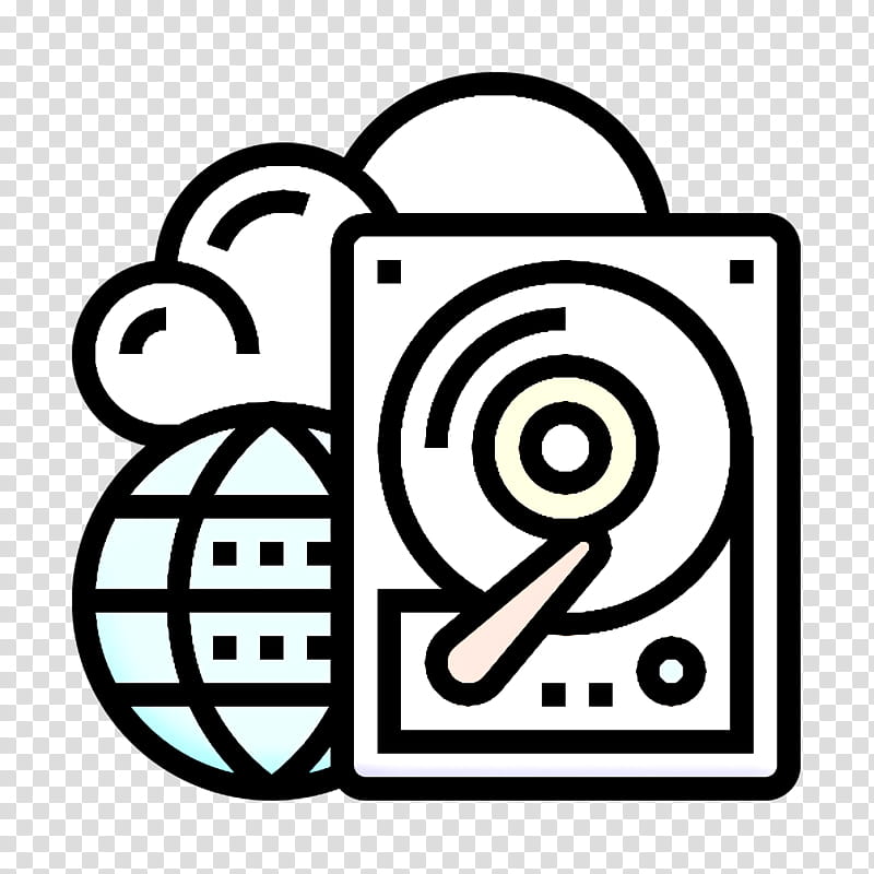 Hard drive icon Computer Technology icon, Logo, Cloud Computing Security, Internet, Database, Architecture transparent background PNG clipart