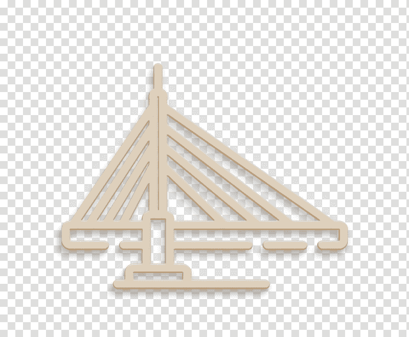 Bridge icon Thailand icon Tourism icon, Angle, Triangle, Line, M083vt, Wood, Mathematics transparent background PNG clipart
