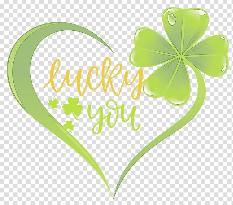 Saint Patrick's Day, Lucky You, Patricks Day, Watercolor, Paint, Wet Ink, Tattoo transparent background PNG clipart