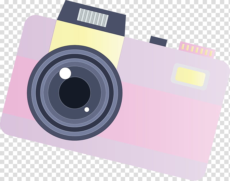 Camera lens, Cartoon Camera, Vintage Camera, Retro Camera, Watercolor, Paint, Wet Ink, Computer Hardware transparent background PNG clipart