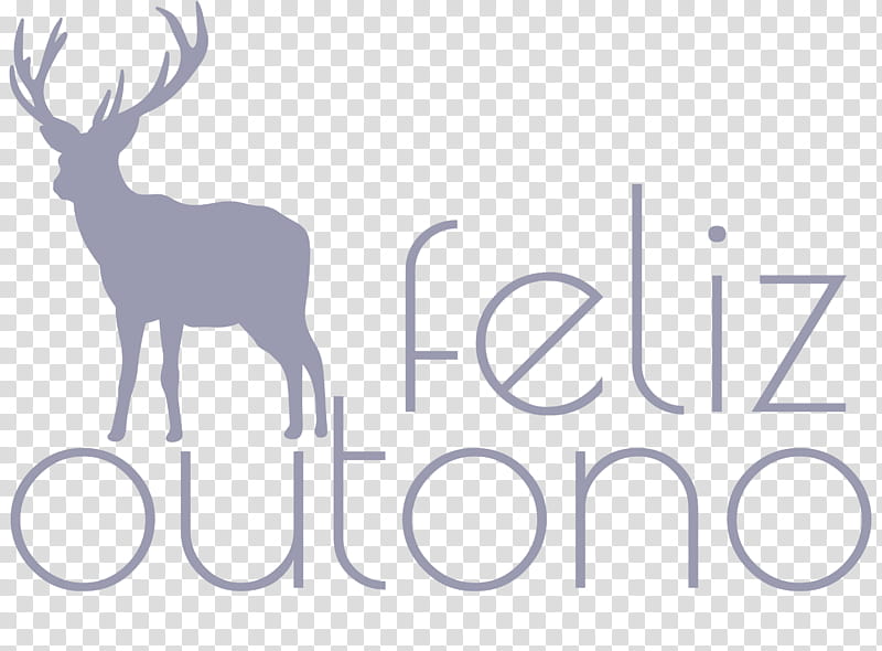 feliz outono happy fall happy autumn, Reindeer, Logo, Antler, Joint, Meter, Line, Science transparent background PNG clipart