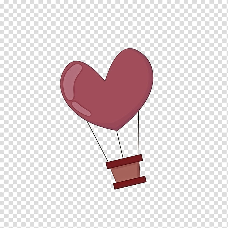 Hot air balloon, Heart, Pink, Love transparent background PNG clipart