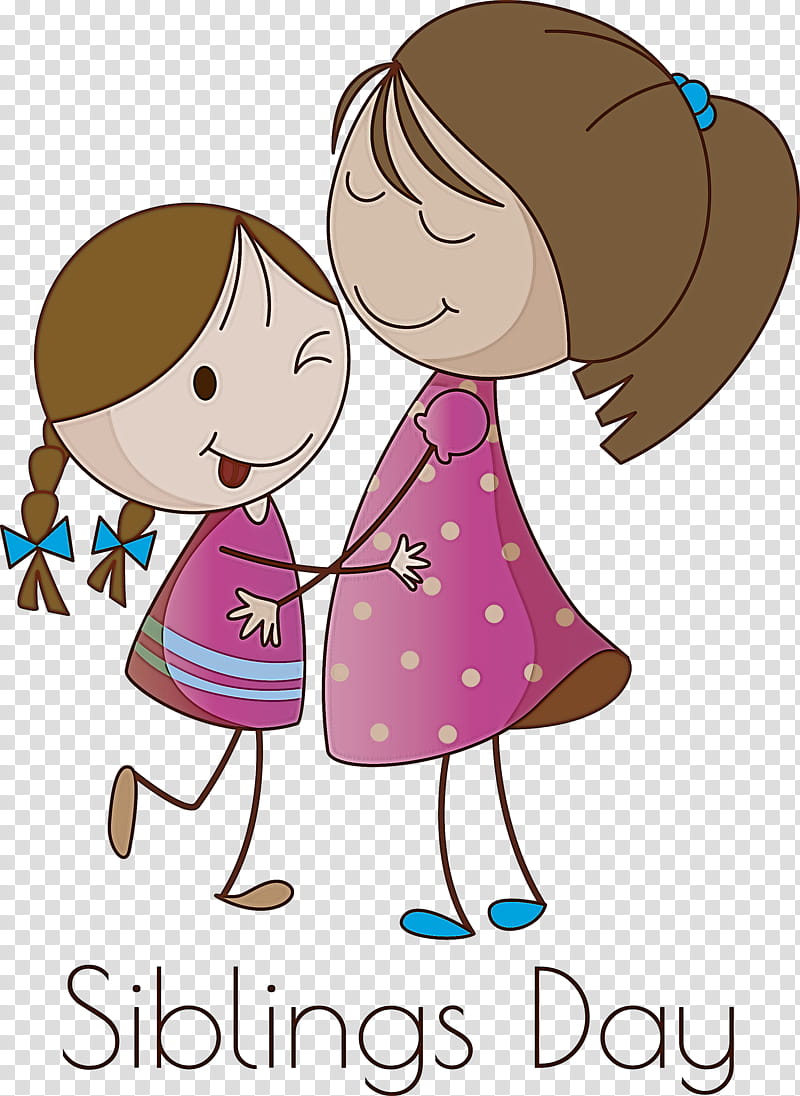 Happy Siblings Day, Cartoon, Cheek, Child, Interaction, Sharing, Gesture, Smile transparent background PNG clipart