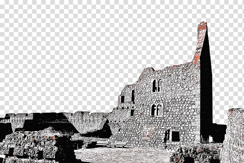 medieval architecture historic site middle ages history castle, Fortification, Ruins, Art History, History Of Art, Cartoon transparent background PNG clipart
