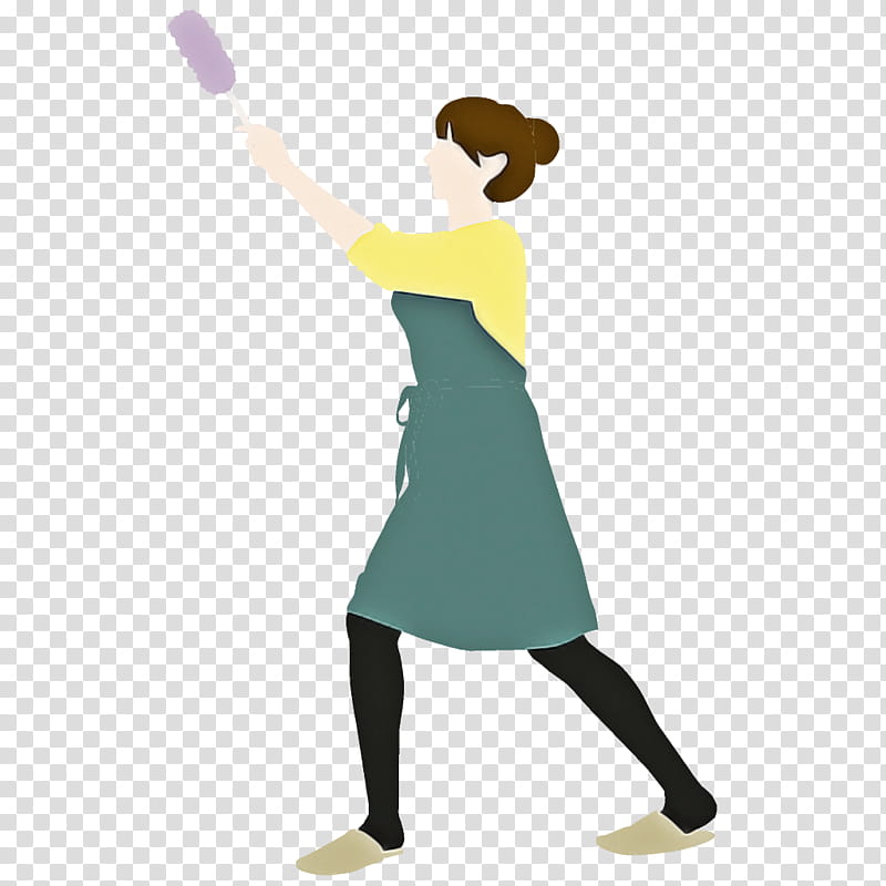 spring cleaning, Standing, Silhouette transparent background PNG clipart