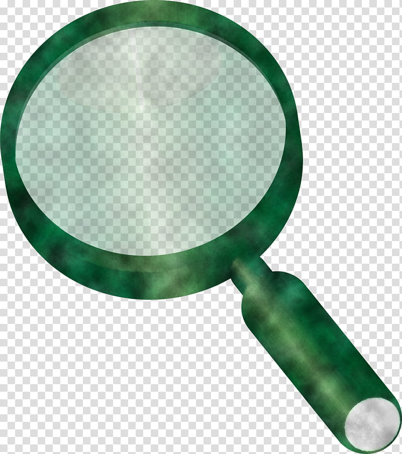 Magnifying glass magnifier, Green, Jade transparent background PNG clipart