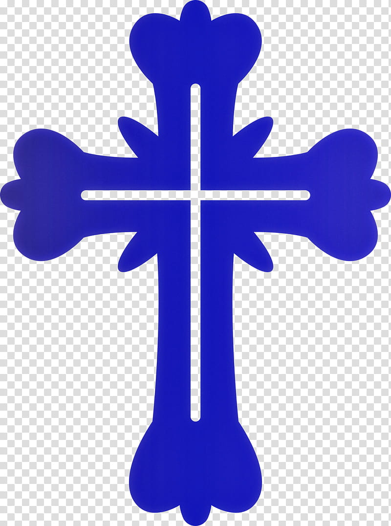 Cross Easter Day, Cobalt Blue, Religious Item, Symbol, Electric Blue transparent background PNG clipart