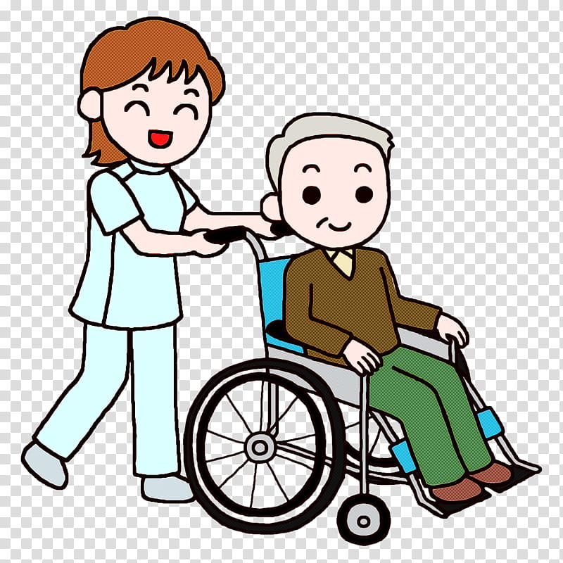 older aged wheelchair, Nursing, Cartoon, Health, Health Care, Drawing, Medicine, Silhouette transparent background PNG clipart