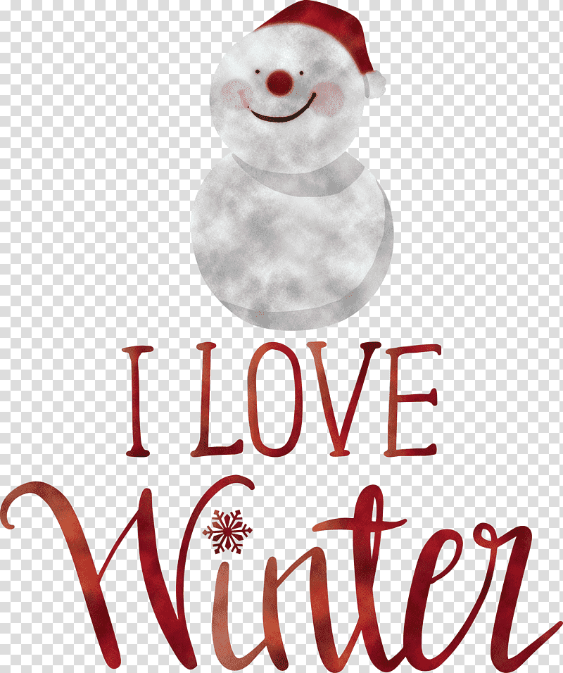 I Love Winter Winter, Winter
, Christmas Ornament, Holiday Ornament, Christmas Day, Snowman, Christmas Ornament M transparent background PNG clipart