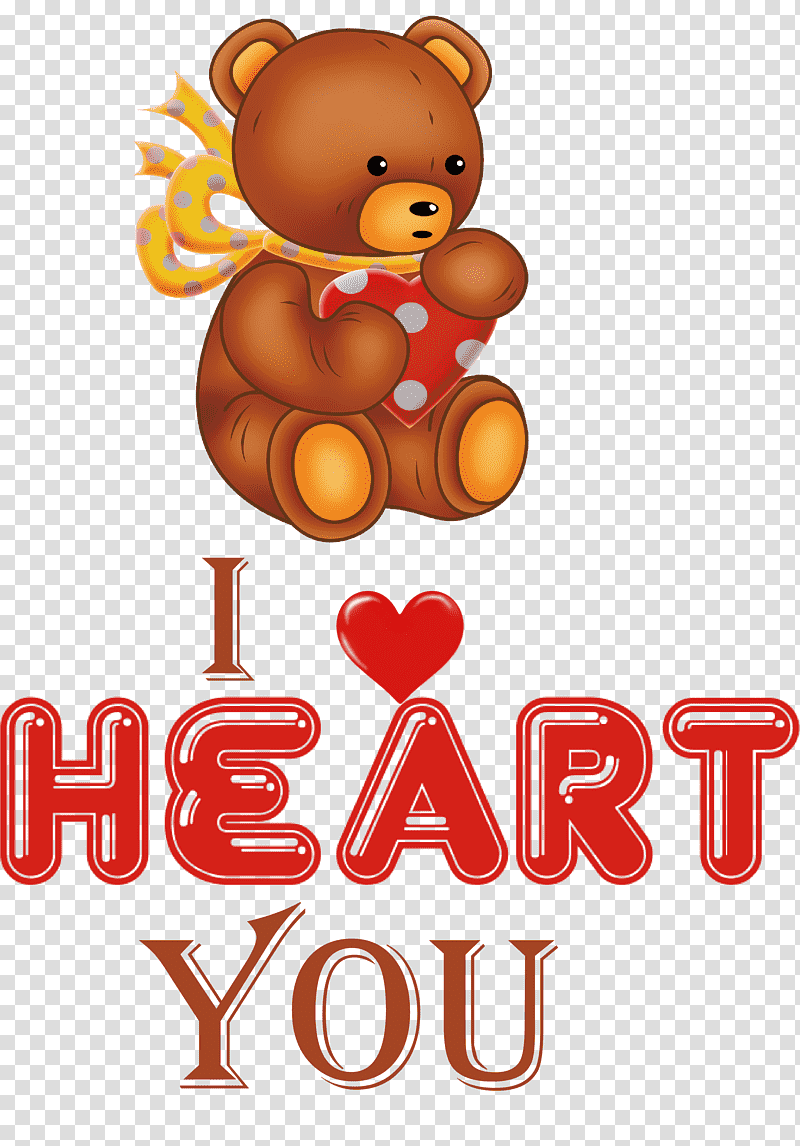 I Heart You I Love You Valentines Day, Giant Panda, Bears, Teddy Bear, Stuffed Toy, Cuteness, Brown Bear transparent background PNG clipart