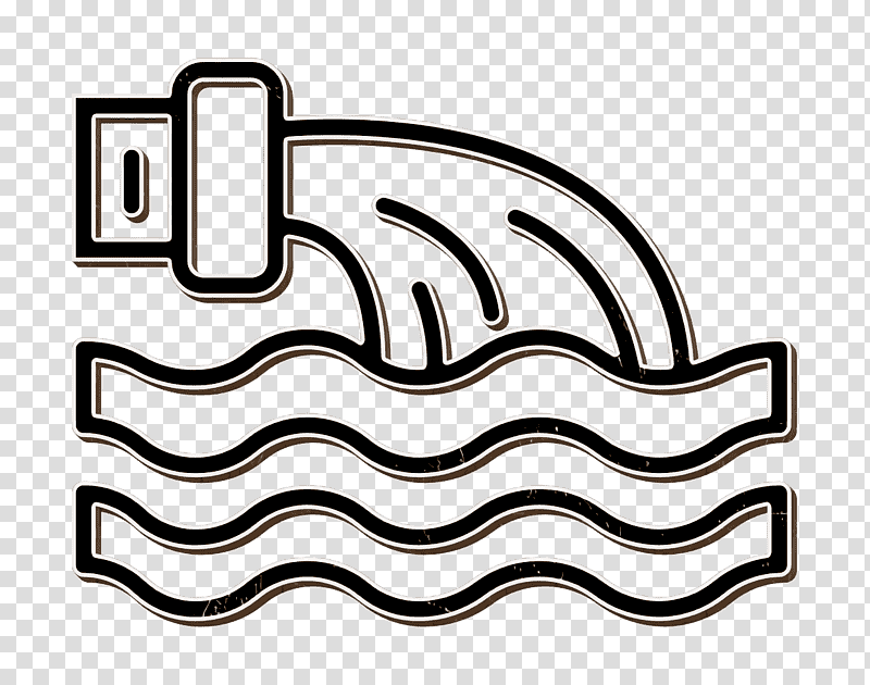 Waste water icon Water icon Eco icon, Wastewater, Industry, System, Pipe, Water Treatment, Sewerage transparent background PNG clipart