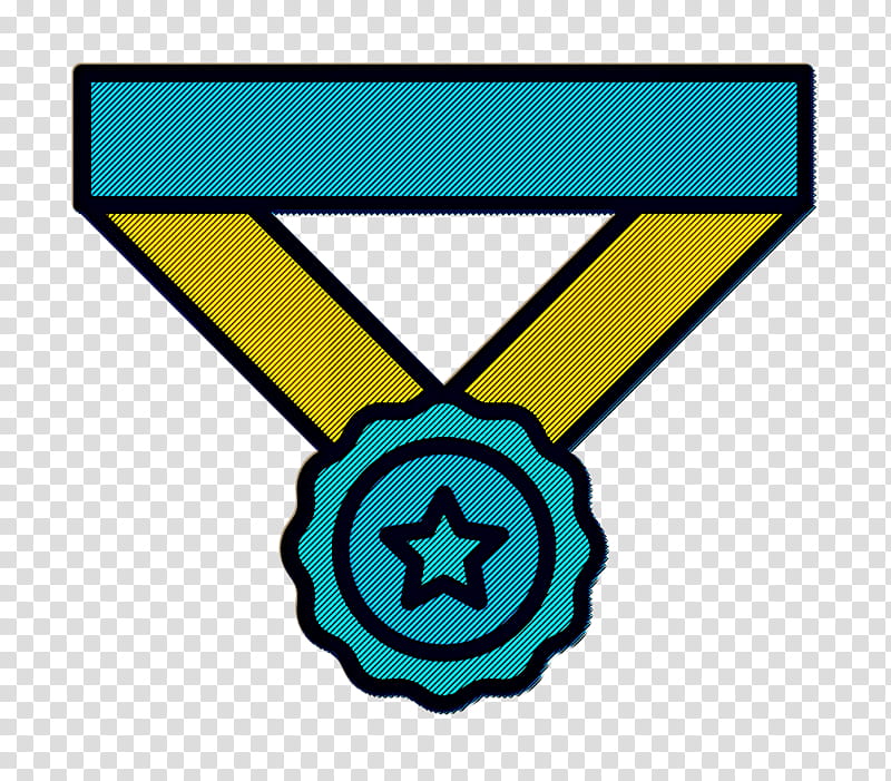 School icon Sports and competition icon Medal icon, Turquoise, Teal, Emblem, Symbol transparent background PNG clipart