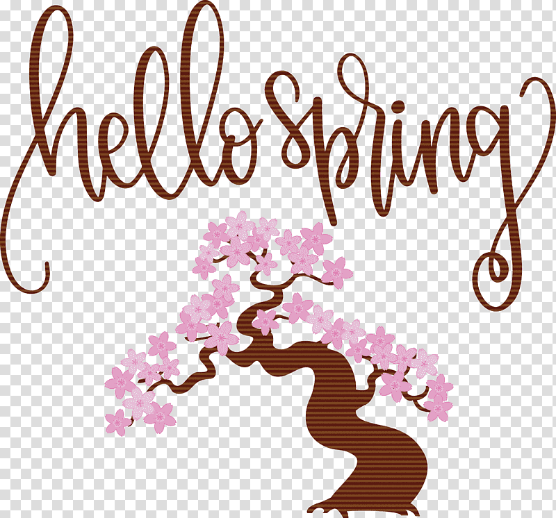 Hello Spring Spring, Spring
, Plants, Cream, Flower, Tree, Science transparent background PNG clipart