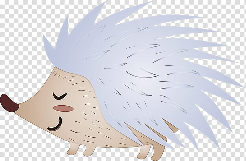 cartoon porcupine hedgehog snout erinaceidae, Watercolor Hedgehog, Cartoon transparent background PNG clipart