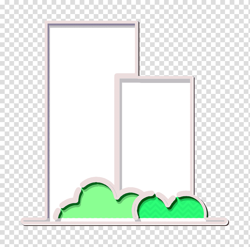 Apartment icon Real Estate icon, Frame, Cartoon, Meter, Green, Square Meter, Mathematics transparent background PNG clipart