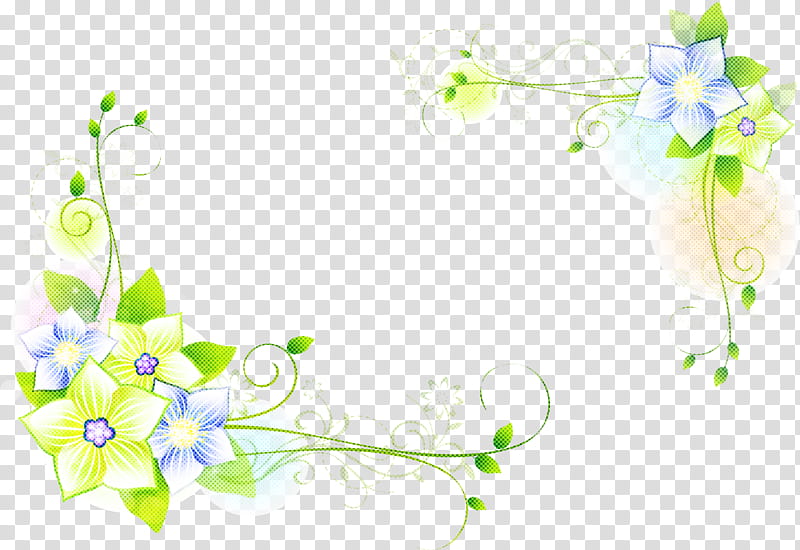 flower Rectangular frame floral Rectangular frame, Plant, Pedicel, Branch, Wildflower transparent background PNG clipart