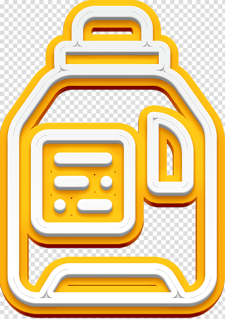 Laundry icon Clean icon Detergent icon, Logo, Symbol, Yellow, Line, Meter, Geometry transparent background PNG clipart