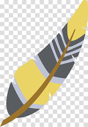 yellow font line, Cartoon Feather, Watercolor Feather, Vintage Feather transparent background PNG clipart thumbnail