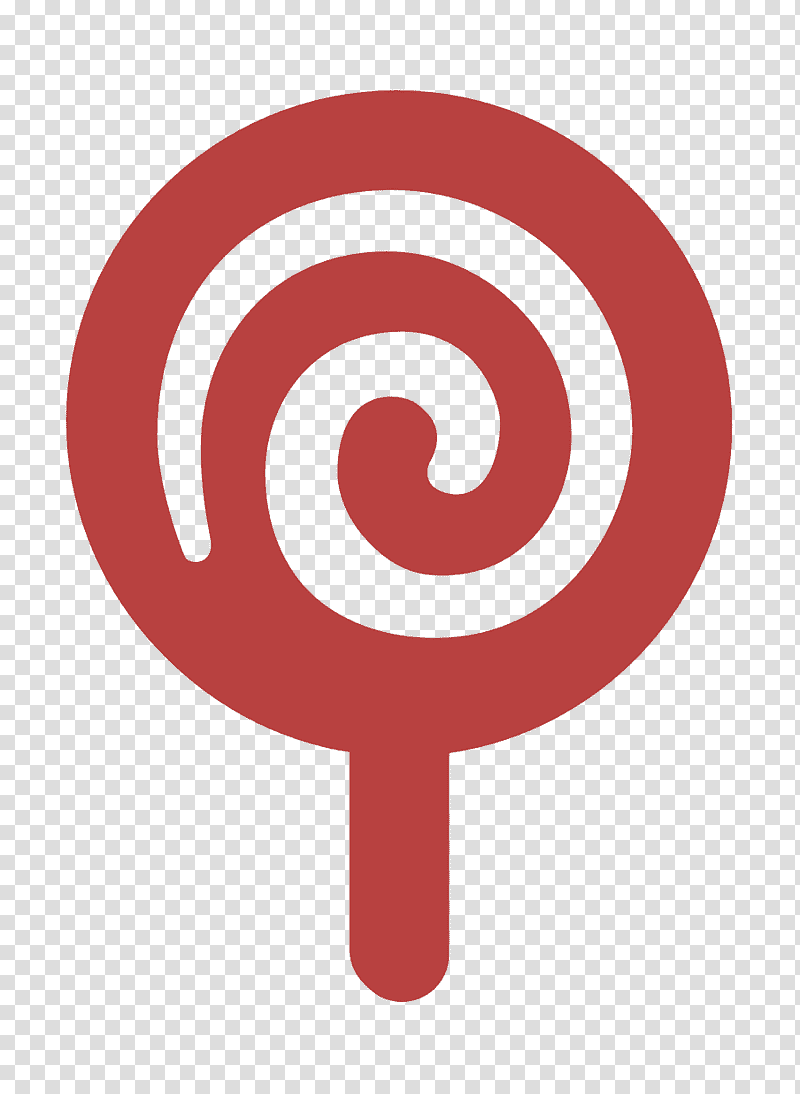 Lollipop spiral icon Spiral icon food icon, Food And Drink Icon, Candy Cane, Hard Candy, Logo, Circle transparent background PNG clipart