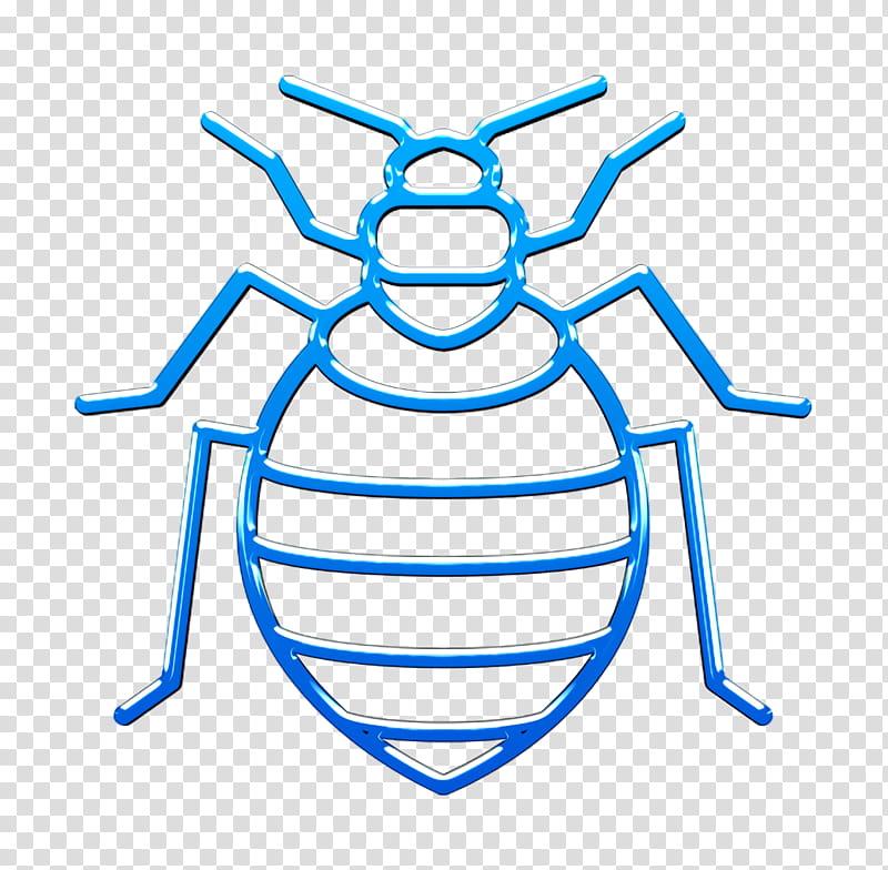 Bed bug icon Insects icon, Line, Line Art, Symmetry transparent background PNG clipart
