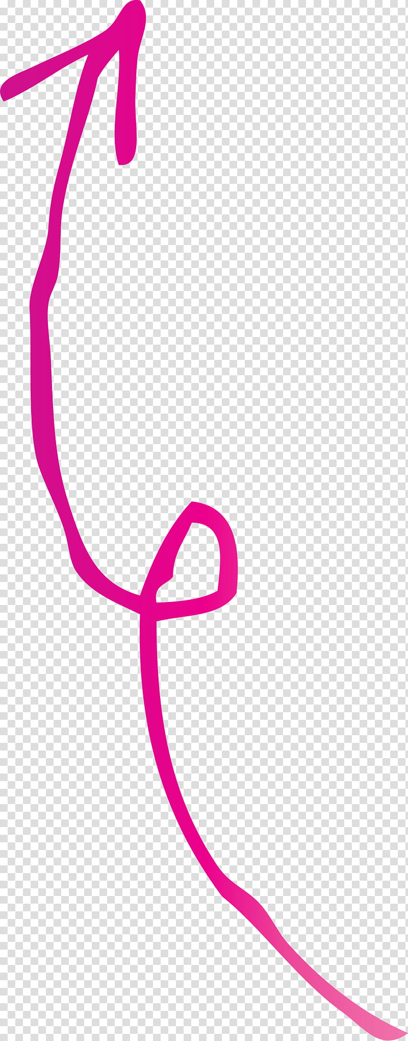 Curved Arrow, Pink, Violet, Magenta, Line transparent background PNG clipart